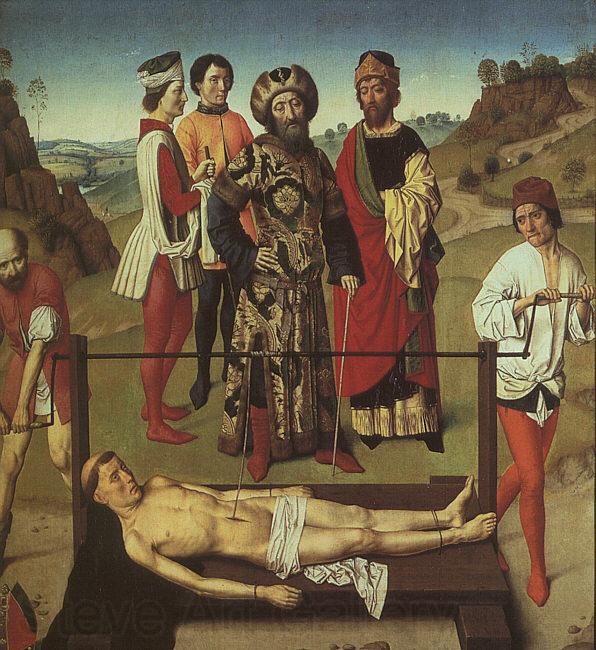 Dieric Bouts The Martyrdom of St.Erasmus France oil painting art